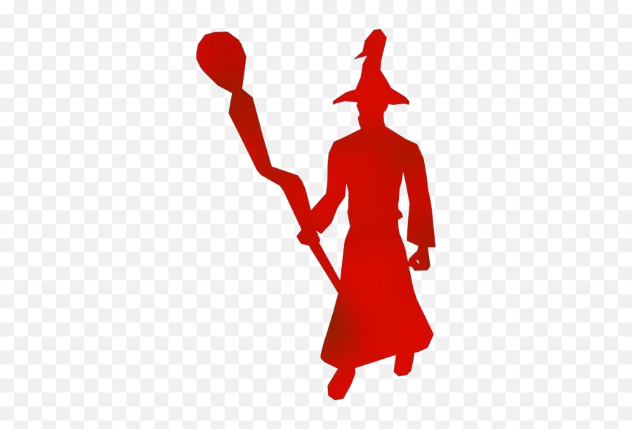 Wizard Magic Staff Png Transparent Wizard Magic Staff - Silhouette Emoji,Wizard Clipart