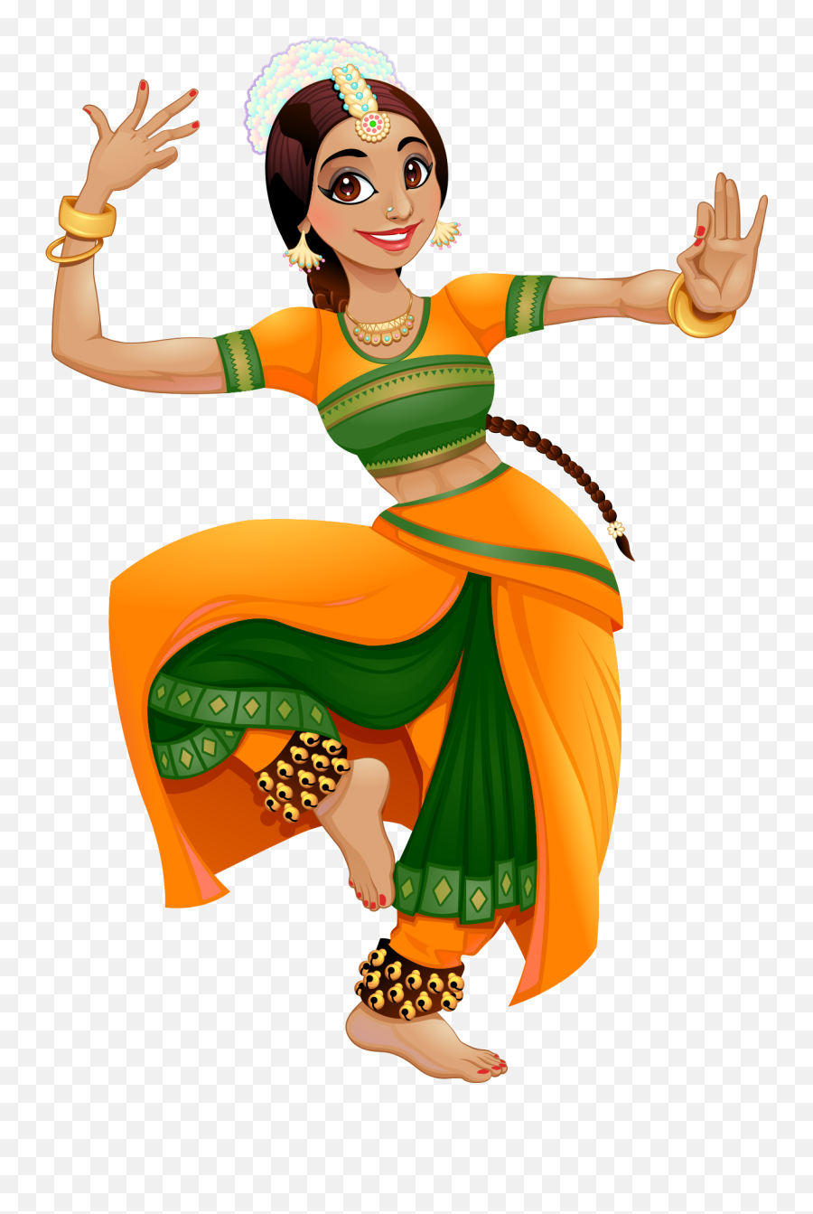 Hd Bharatanatyam Dance Png Image Free - Clipart Dance Png Emoji,Dance Png