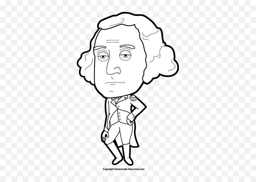 Free President Washington Cliparts - Hair Design Emoji,George Washington Clipart