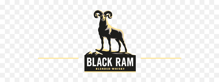 Blackram Logo - Black Ram Whiskey Logo Emoji,Ram Logo