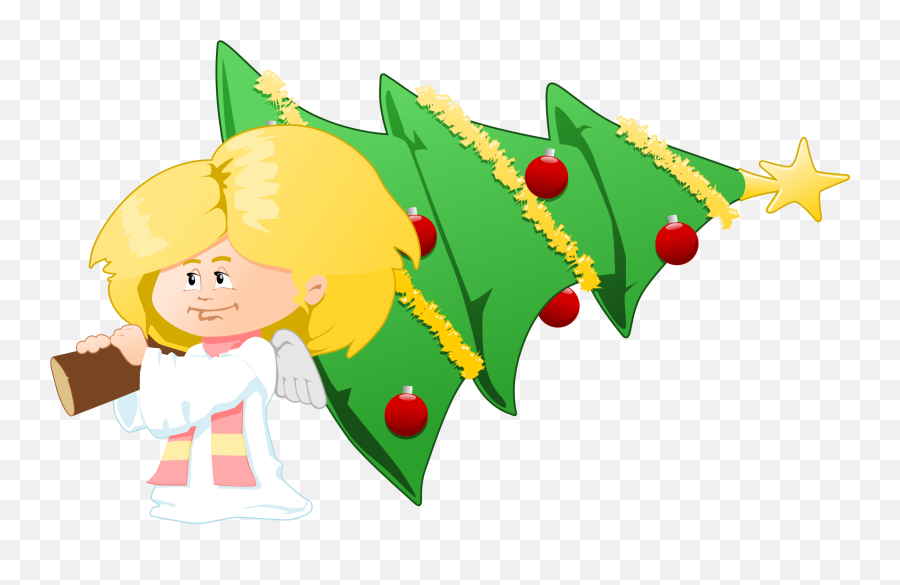 Christmas Angel Clipart Hq Png Image - Christmas Tree Carry Clipart Png Emoji,Christmas Angel Clipart