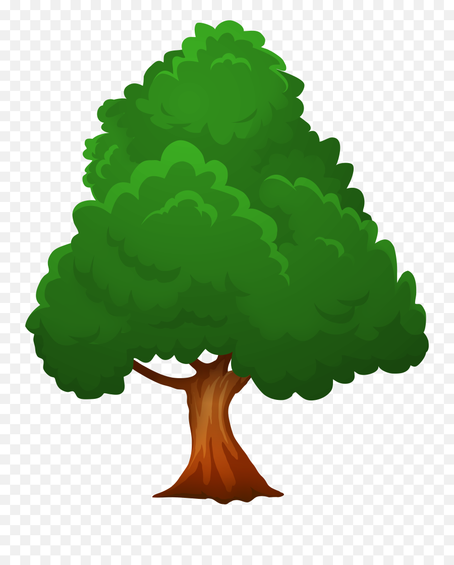 Big Green Tree Png Clip Art Picture Tree Clip Art Green - Green Tree Clipart Emoji,Trees Png