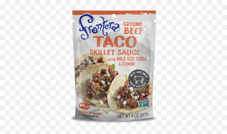 Beef Taco Sauce Frontera - Frontera Taco Skillet Sauce Emoji,Taco Transparent