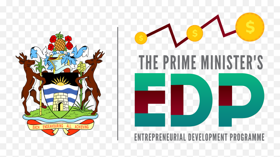 Antigua Barbuda Edp - Government Of Antigua And Barbuda Emoji,Entrepreneurial Logo