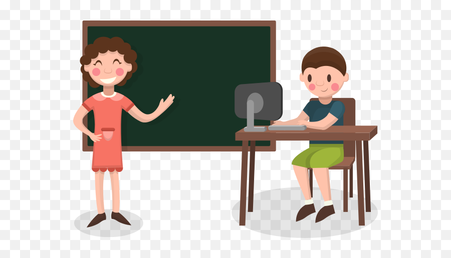 Course Clipart Classroom Activity - Student And Teacher Png Teacher Student Activity Clipart Emoji,Student And Teacher Clipart