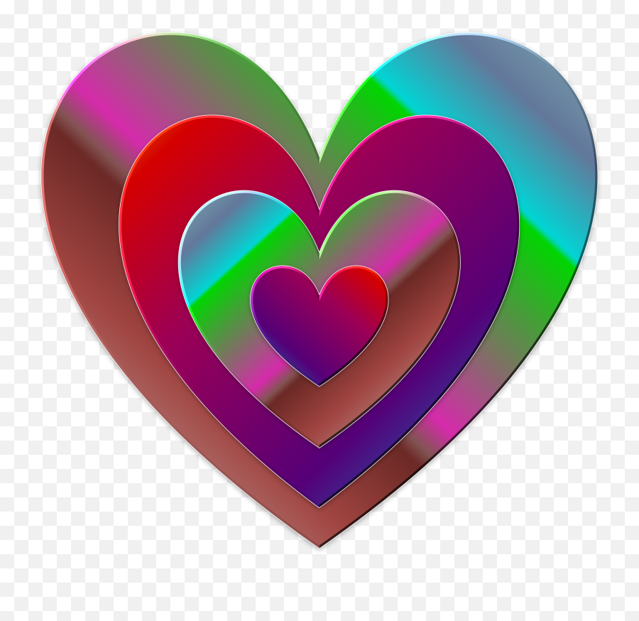 Heart Love 3d Valentine Free Image Download - Imagenes De Tres Corazones Emoji,3d Heart Png