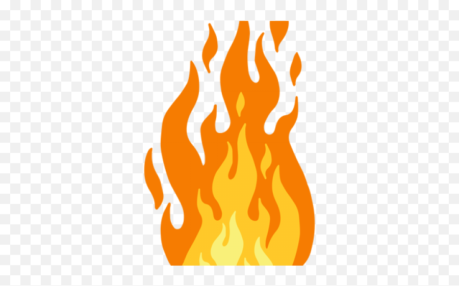 Fire Flames Clipart - Clip Art Rocket Flames Emoji,Fire Clipart
