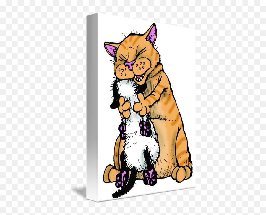 Chubby Huggs Bucky - Get Fuzzy By Art By Comicscom Emoji,Siamese Cat Clipart