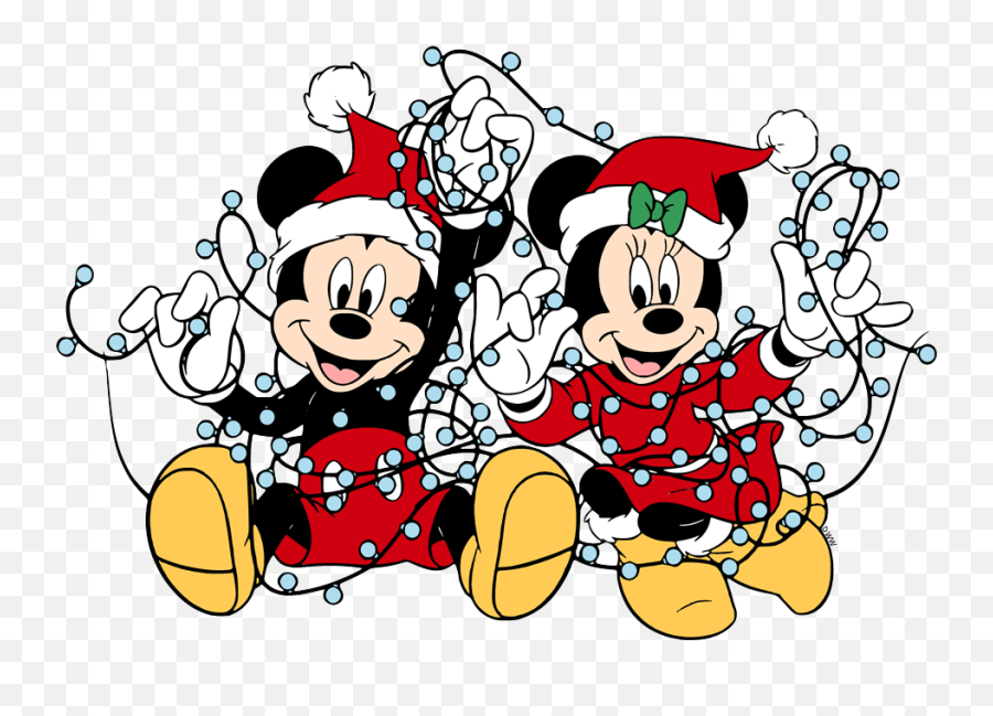 Mickey Mouse Christmas Clip Art Disney Clip Art Galore Emoji,Christmas Lights Border Clipart