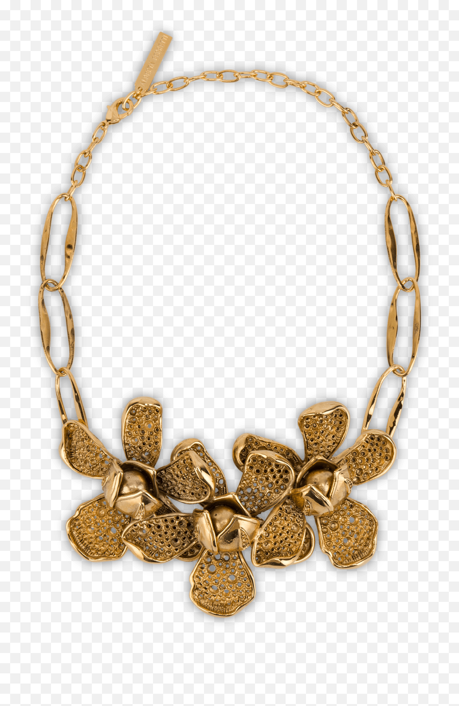 Gold Flowers Necklace Emoji,Gold Flowers Png