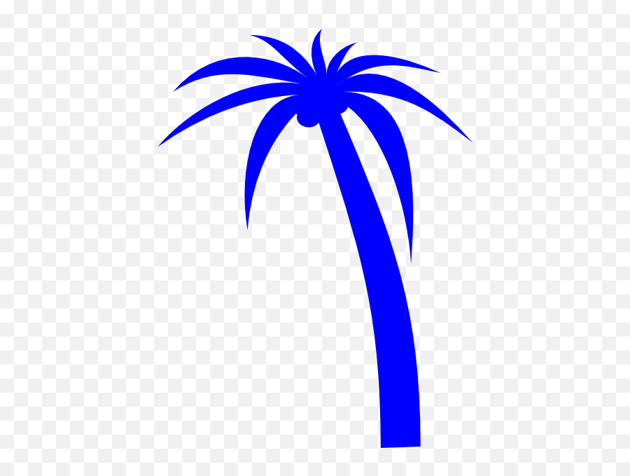 Blue Palm Tree Clipart - Clipart Suggest Emoji,Cypress Tree Clipart