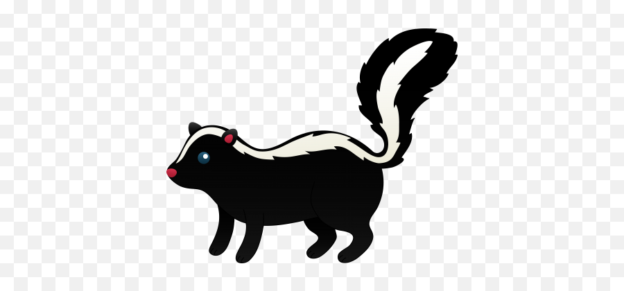 Seal Clipart Black And White - Clip Art Bay Skunk Clipart Png Emoji,Seal Clipart
