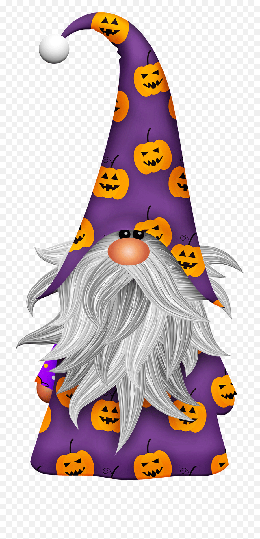 Halloween Gnome Clipart - Halloween Gnomes Clipart Emoji,Gnome Png
