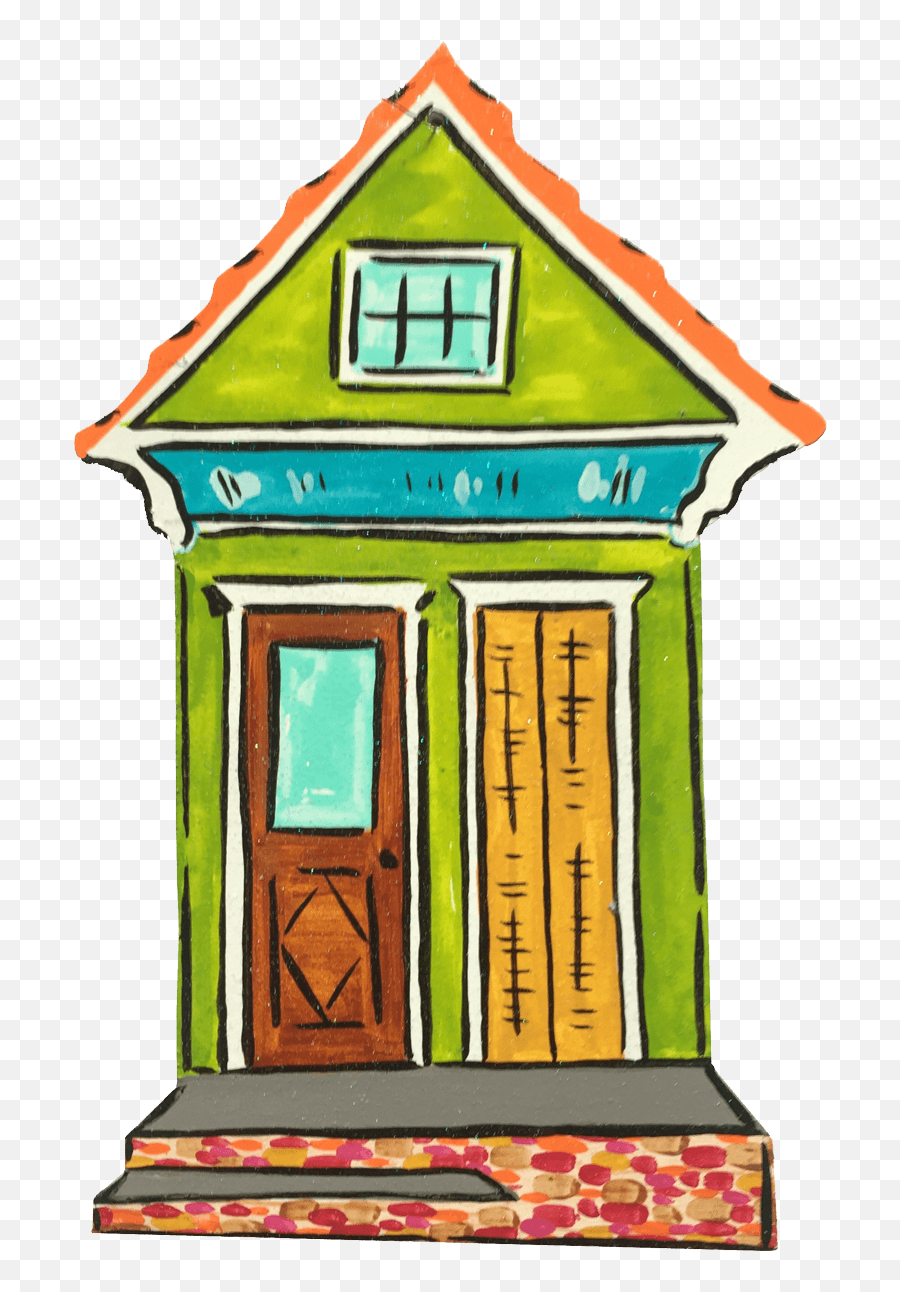 Shotgun House - Vertical Emoji,Shotgun Clipart