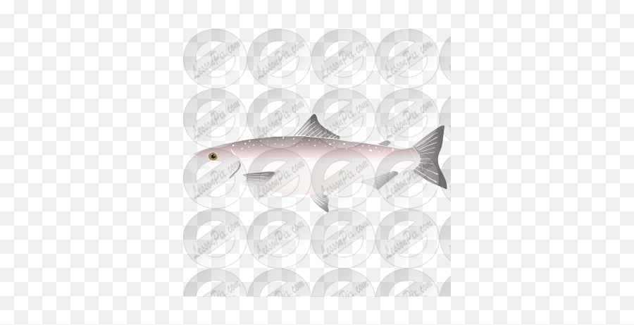 Salmon Stencil For Classroom Therapy Use - Great Salmon Fish Products Emoji,Salmon Clipart