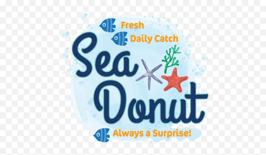 Sea Donuts - Language Emoji,Donut Logo