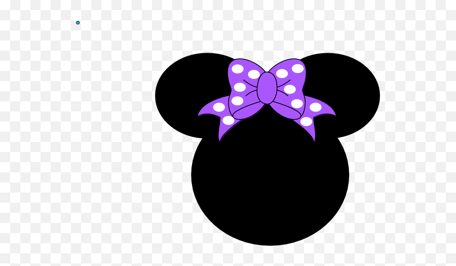 Computer Mouse Front View Icon Shape - Clipart Minnie Mouse Purple Emoji,Minnie Mouse Logo