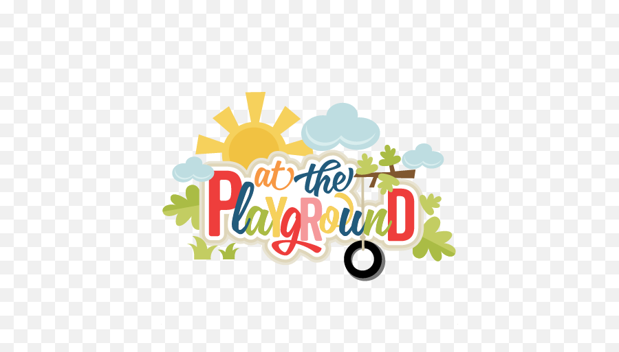 Cute Playground Clipart Transparent Png - Playground Clipart Title Emoji,Playground Clipart