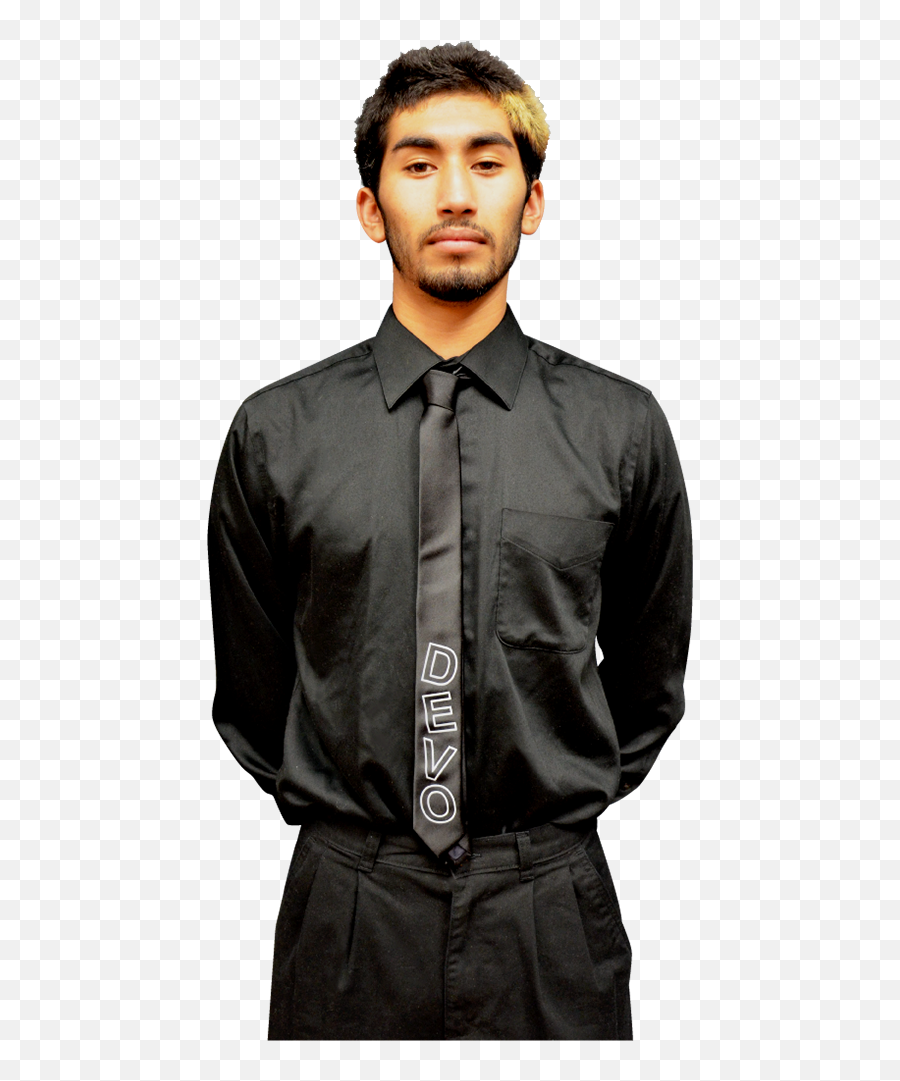 Black Tie - Button Up Emoji,Devo Logo