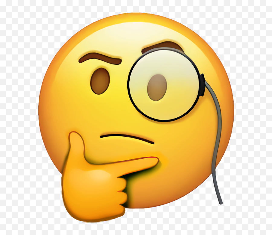 Thinking Face Emoji Png Clipart - Thinking Emoji Png,Thinking Emoji Clipart