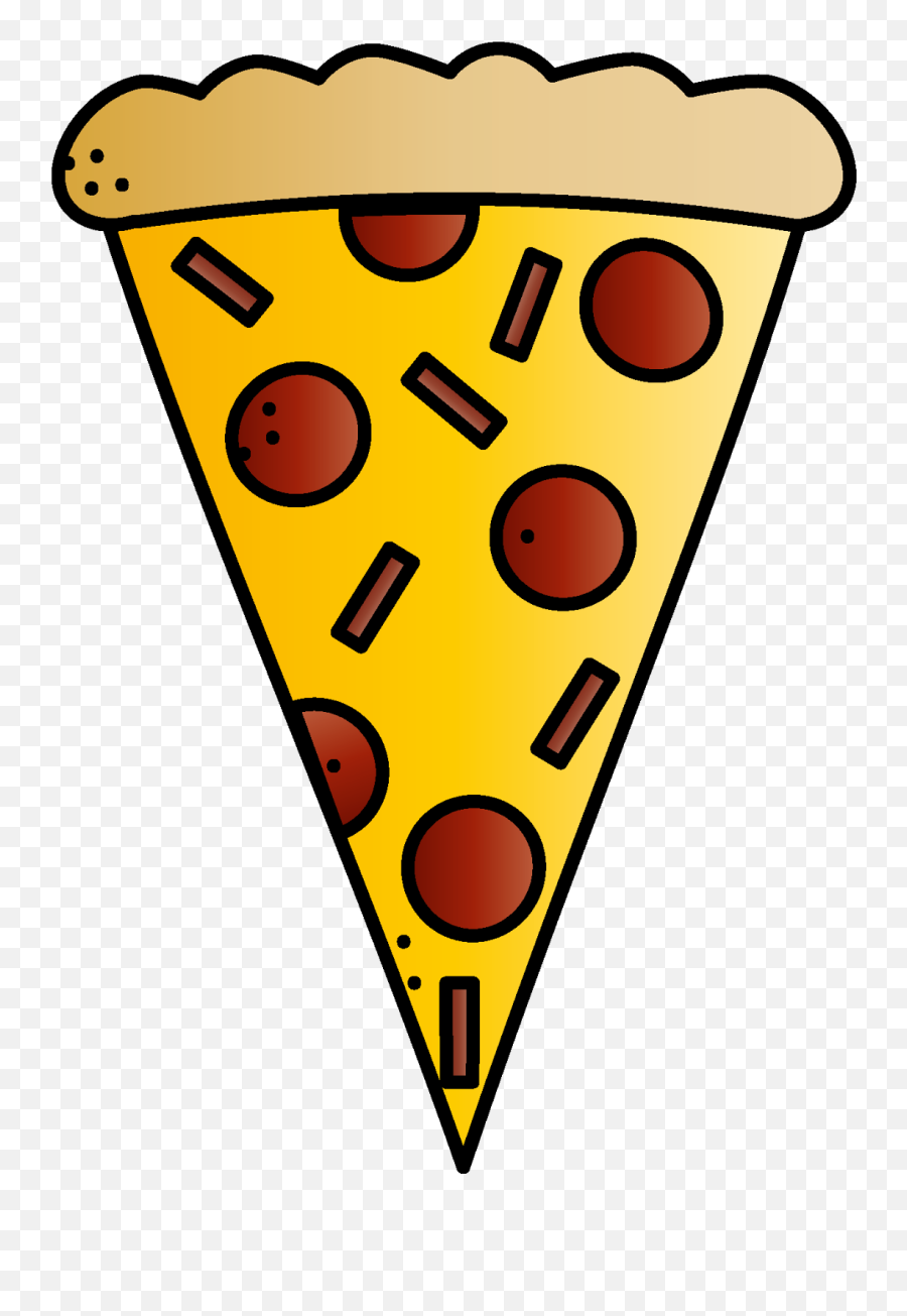 Triangle Pizza Slice Clip Art - Triangle Shape Triangle Objects Clipart Emoji,Pizza Clipart