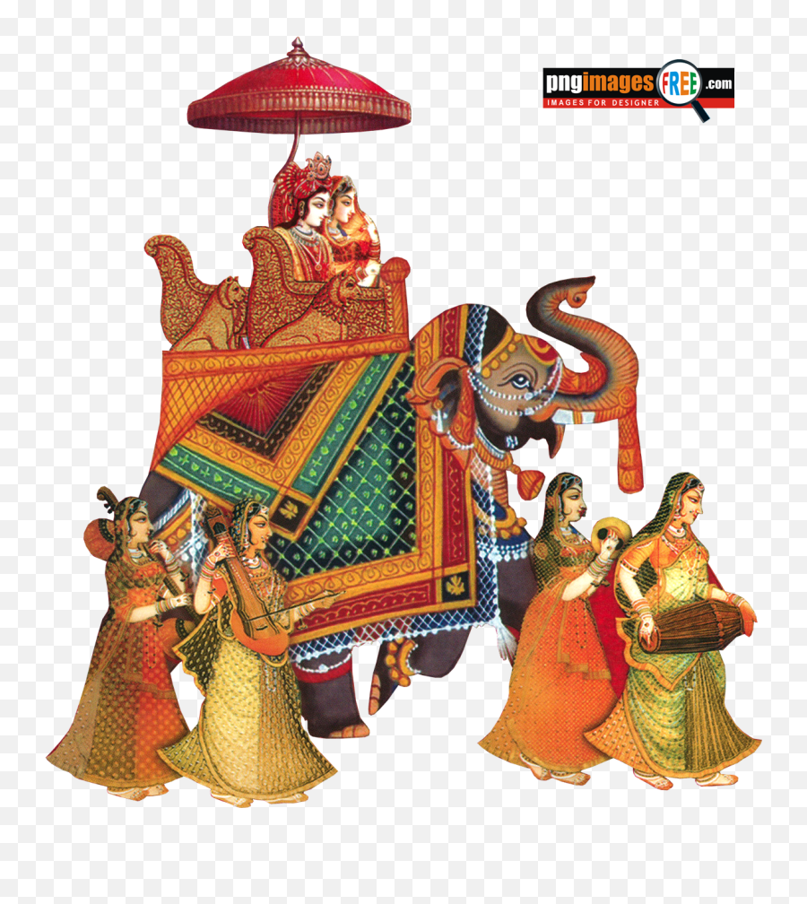 Wedding Elephant Png Clipart Design Free - Design Indian Wedding Elephant Emoji,Elephant Clipart Png