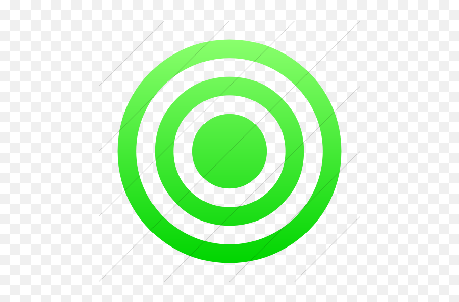 Iconsetc Simple Ios Neon Green Gradient Bootstrap Font - Vertical Emoji,Bullseye Png