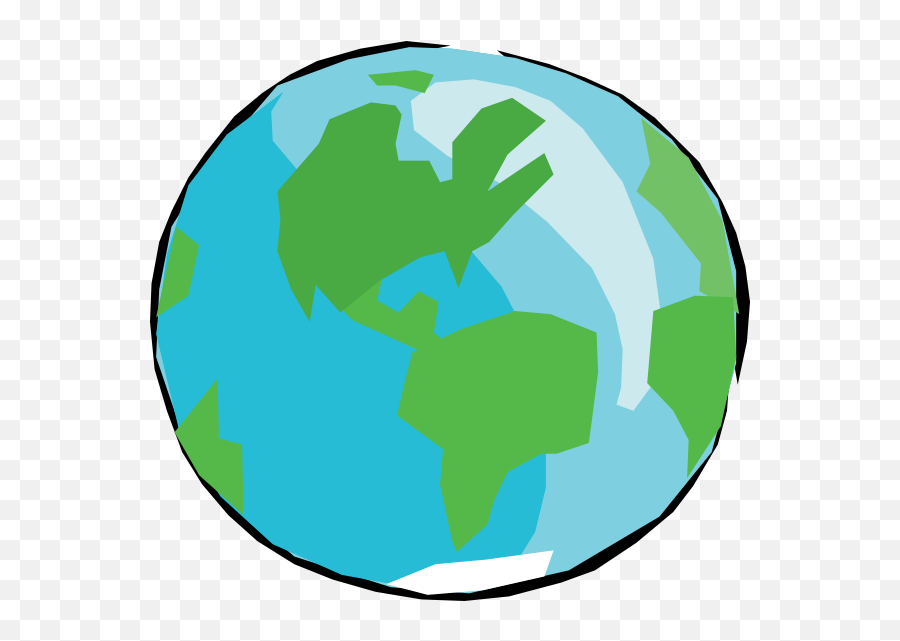 World Globe Clipart - Earth Globe Drawing Png Transparent Earth Drawing Transparent Emoji,Globe Clipart Png