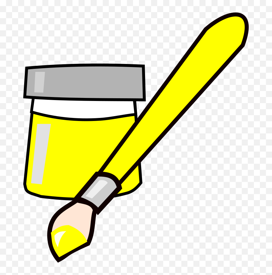 Green Paint Brush Clipart - Clip Art Bay Yellow Paint Brush Clipart Emoji,Paintbrush Clipart