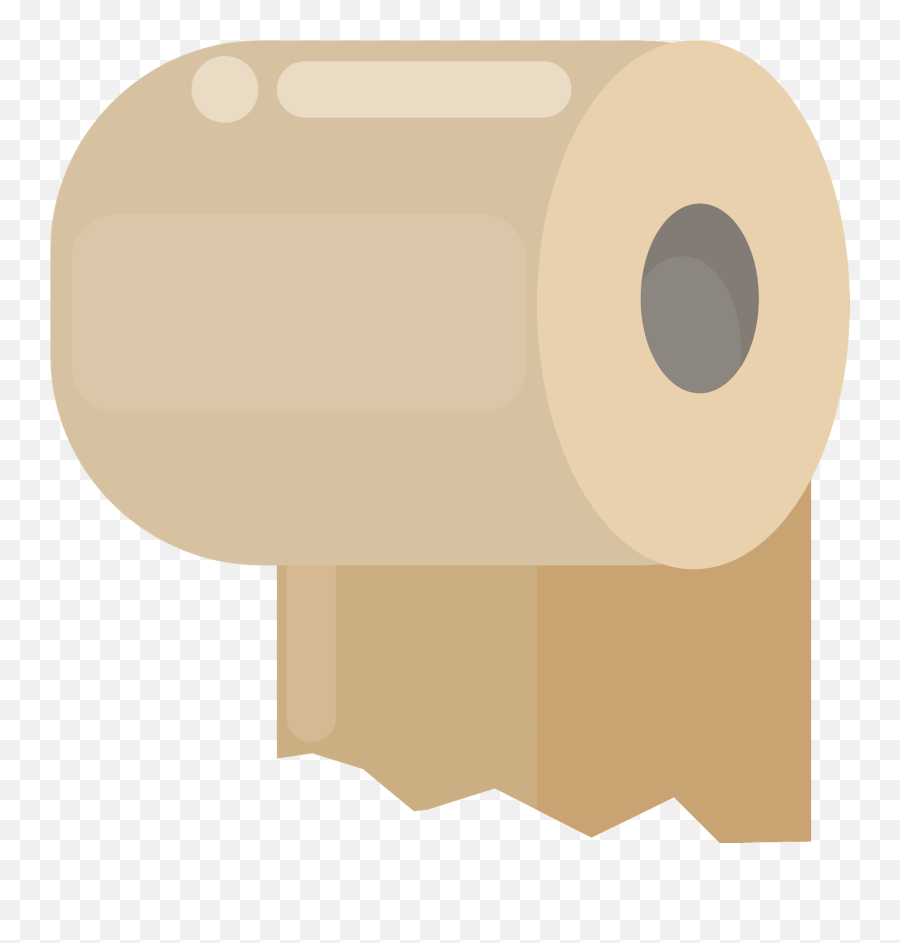 Toilet Paper Clipart - Horizontal Emoji,Toilet Paper Clipart