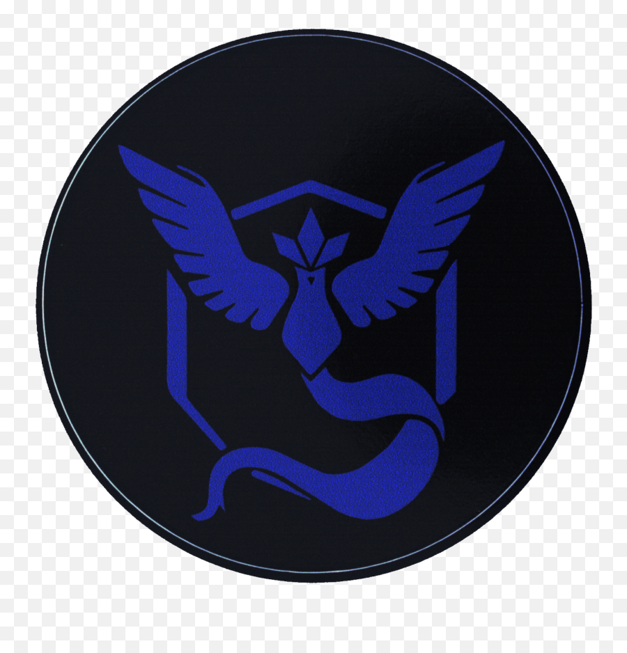 Download Hd Pokemon Go Team Mystic - Automotive Decal Emoji,Team Mystic Logo