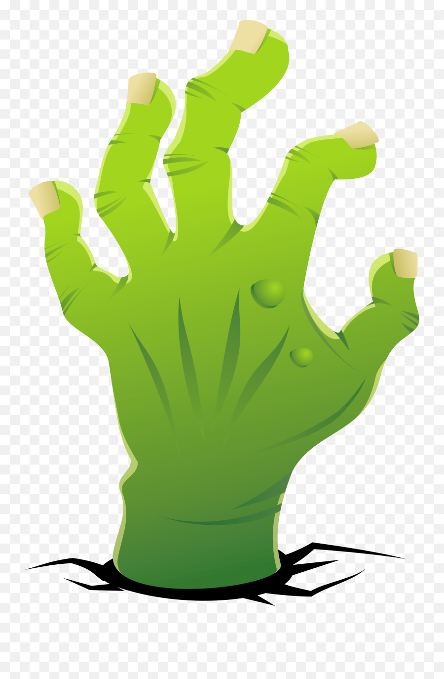 Zombie Hand Png Clipart Image - Transparent Background Zombie Hand Clipart Emoji,Zombie Clipart