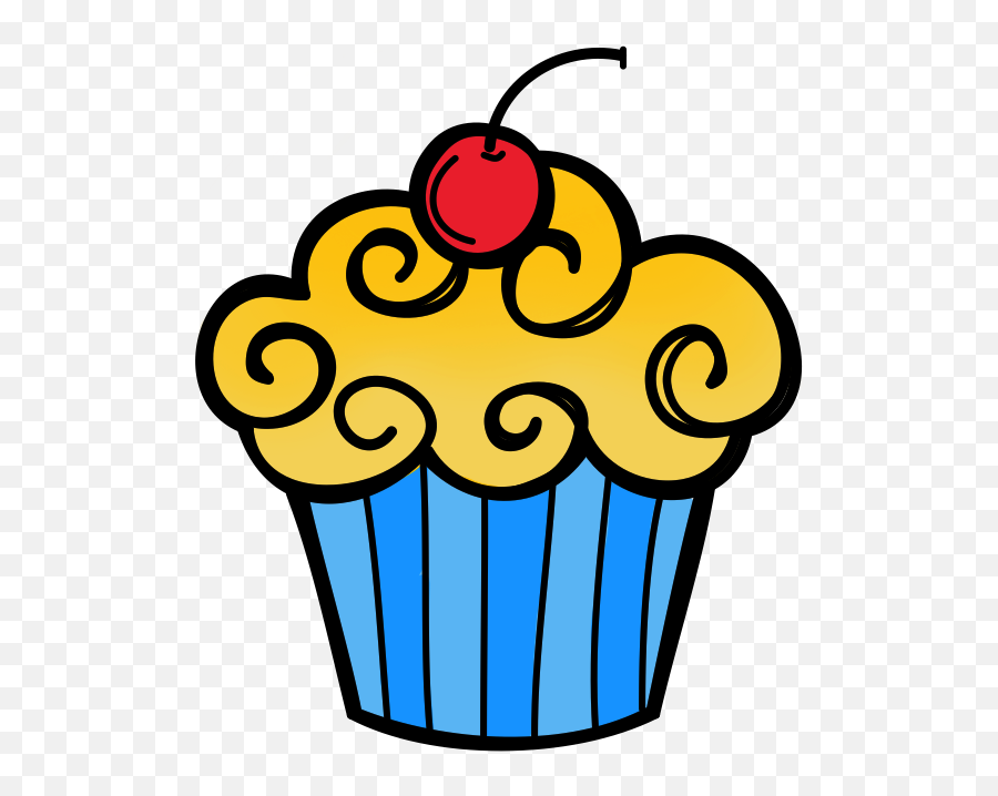 Cupcake - Kawaii Easy Food Cute Drawings Emoji,Cute Cupcake Clipart