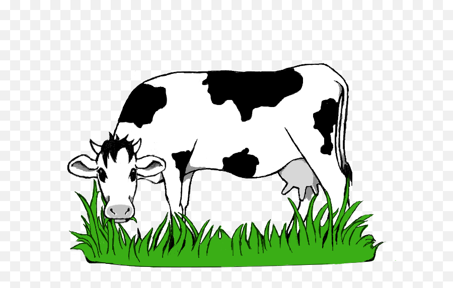 Cow Grazing Clipart Transparent - Goats Eating Grass Clipart Emoji,Cow Clipart