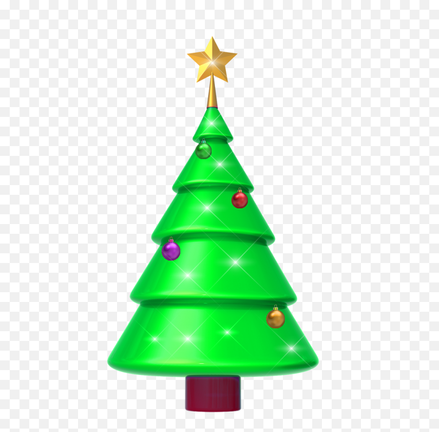 Free Download Green 3d Christmas Tree - Christmas Tree 3d Image Png Emoji,Christmas Tree Png
