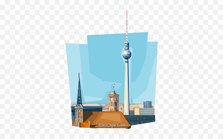 Berlin Tower Germany Royalty Free Vector Clip Art Emoji,Germany Clipart