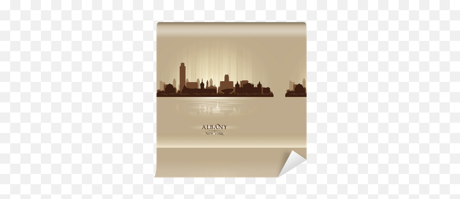 Albany New York City Skyline Vector Silhouette Wallpaper Emoji,City Silhouette Transparent