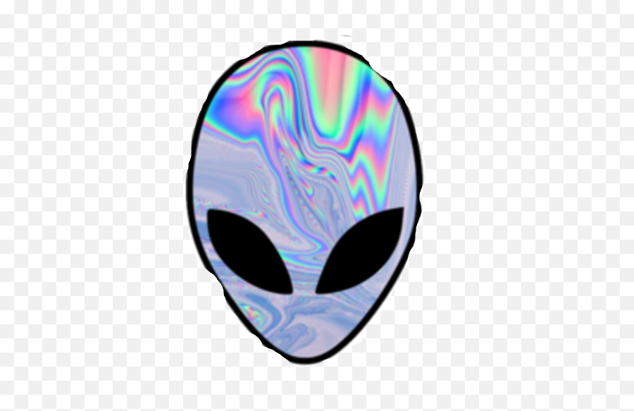 Alien Png Tumblr Holo Holographic Ufo Freetoedit Cat - Clip Emoji,Holographic Png