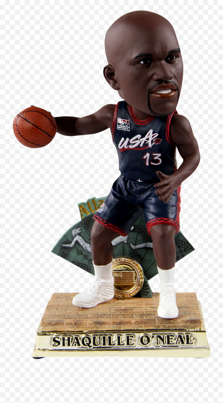 Usa Basketball Bobblehead Series Build Your Collection Now Emoji,Shaquille O'neal Png