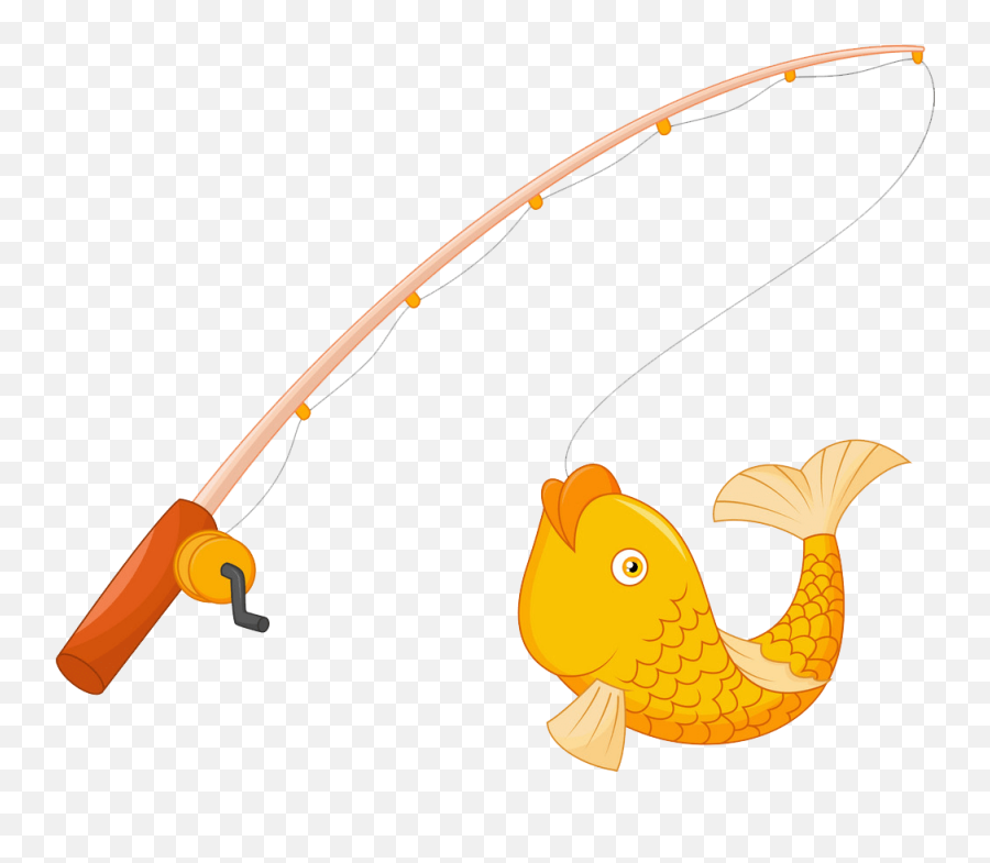 Fishing Pole Clipart - Clipartworld Fish And Fishing Pole Clipart Emoji,Fish Png