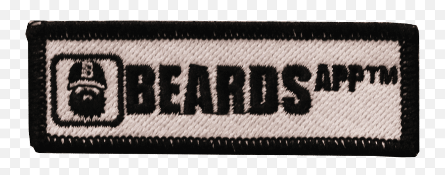 Beards App Classic Logo Embroidered Patch 3 - Reality Changers Emoji,Classic Logo