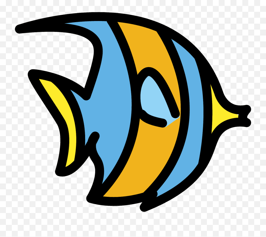 Tropical Fish Emoji Clipart Free Download Transparent Png - Openmoji,Tropical Clipart