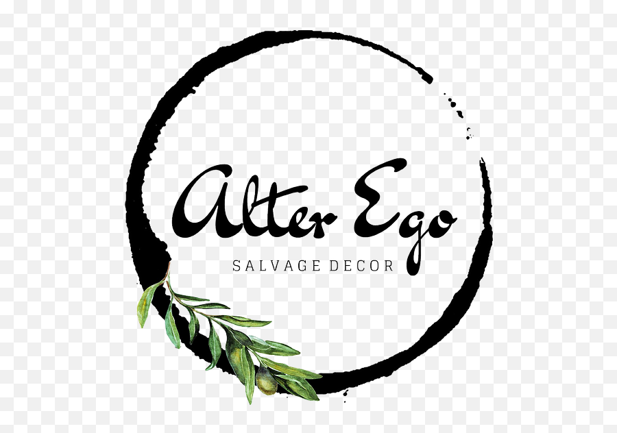 Alter Ego Salvage Decor Il - Dot Emoji,Rustic Logo