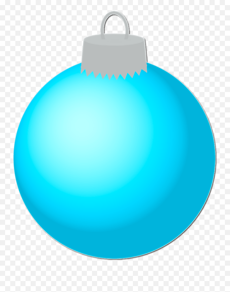 Blue Christmas Ball Clipart Free Download Transparent Png - Christmas Ball Clipart Emoji,Balls Clipart