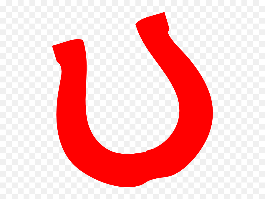 Red Horseshoe Logo - Dot Emoji,Horseshoe Logo