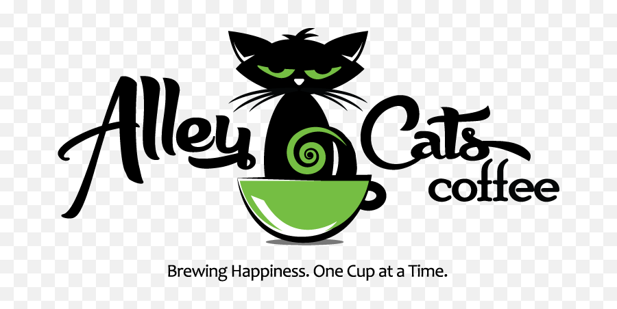 Logo Design U2013 Creative Identity - Alley Cat And Coffee Emoji,Cats Logo