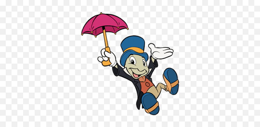 Pinocchio Jiminy Cricket Transparent - Jiminy Cricket Pinocchio Png Emoji,Pinocchio Png