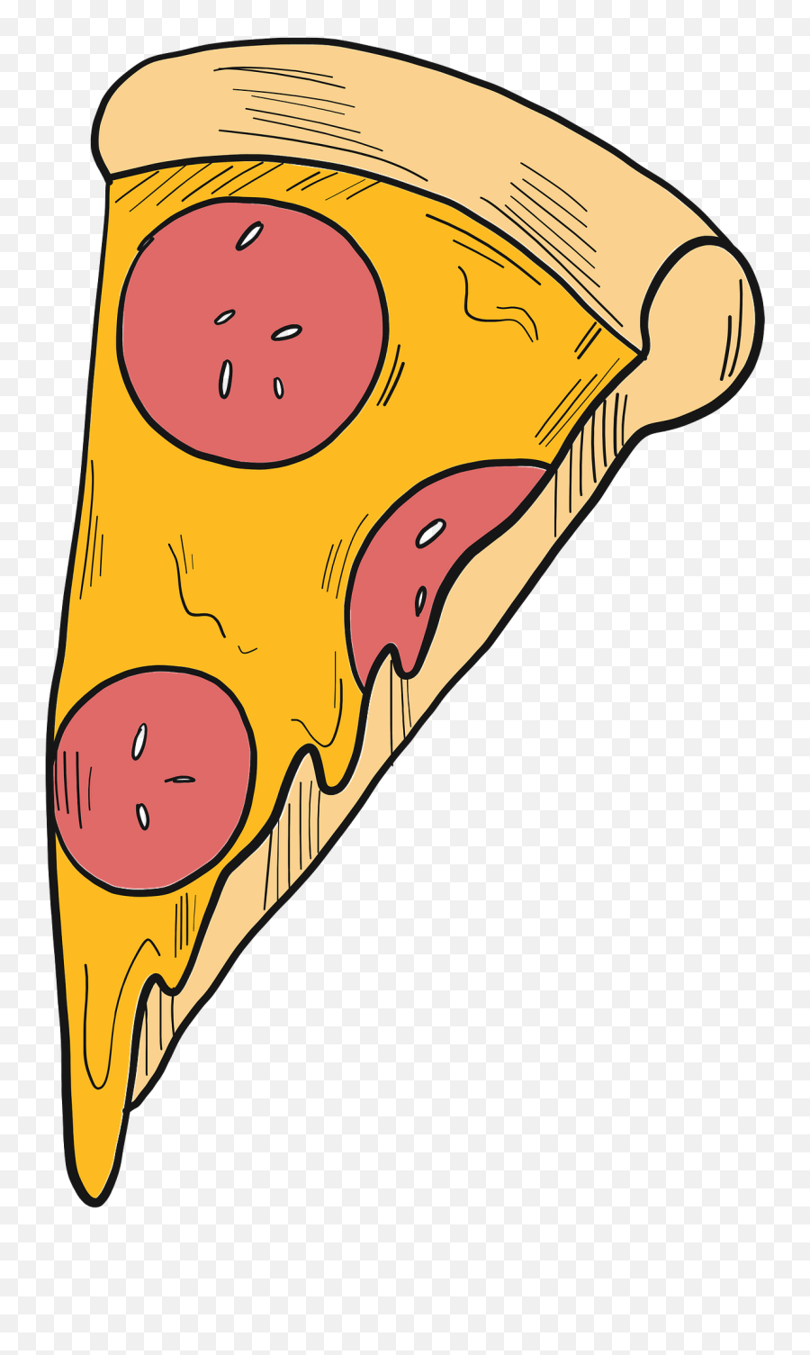 Slice Of Pizza Clipart - Meat Emoji,Pizza Clipart