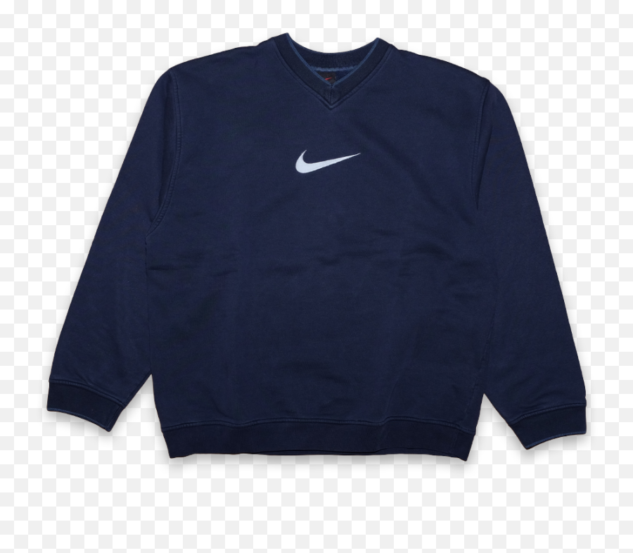 Vintage Nike Swoosh Logo Sweatshirt - Long Sleeve Emoji,Nike Swoosh Logo