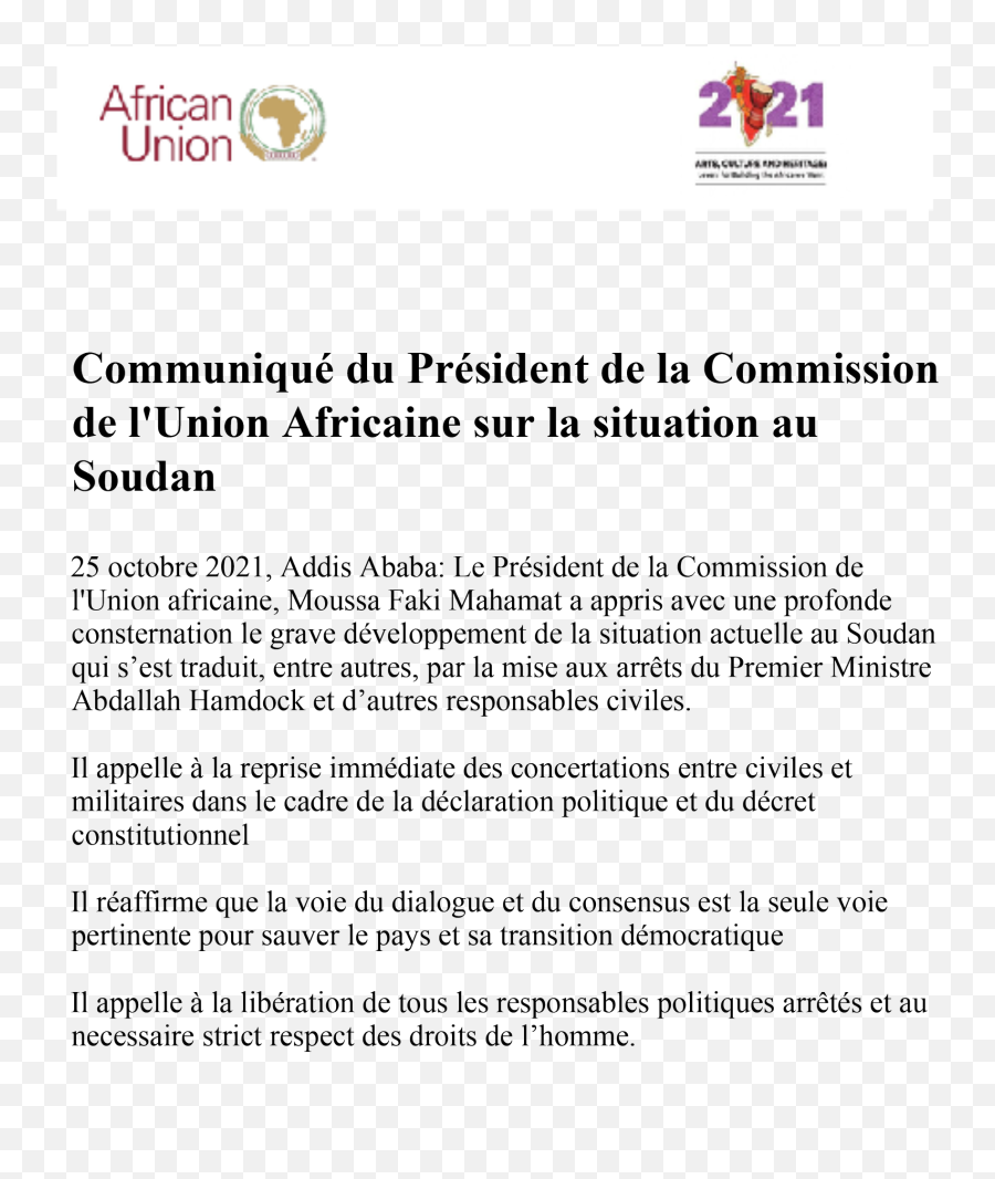 African Union On Twitter Communiqué Du Président De La Emoji,Cadre Png